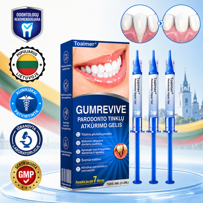 🇱🇹🦷2️⃣ Trilumia® GumRevive – pažangus gelis dantenų ir periodonto priežiūrai