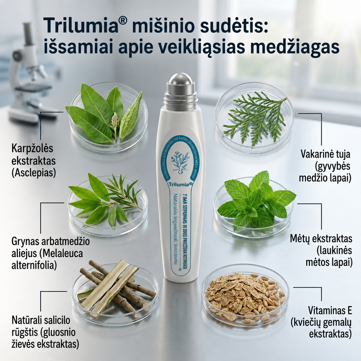 Trilumia® tikslinės odos priežiūros priemonės vaizdas 8