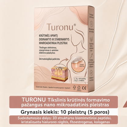👨‍🔬Turonu® krūtinės apimties ir stangrumo mikroadatiniai pleistrai – pažangi nano technologija-7101