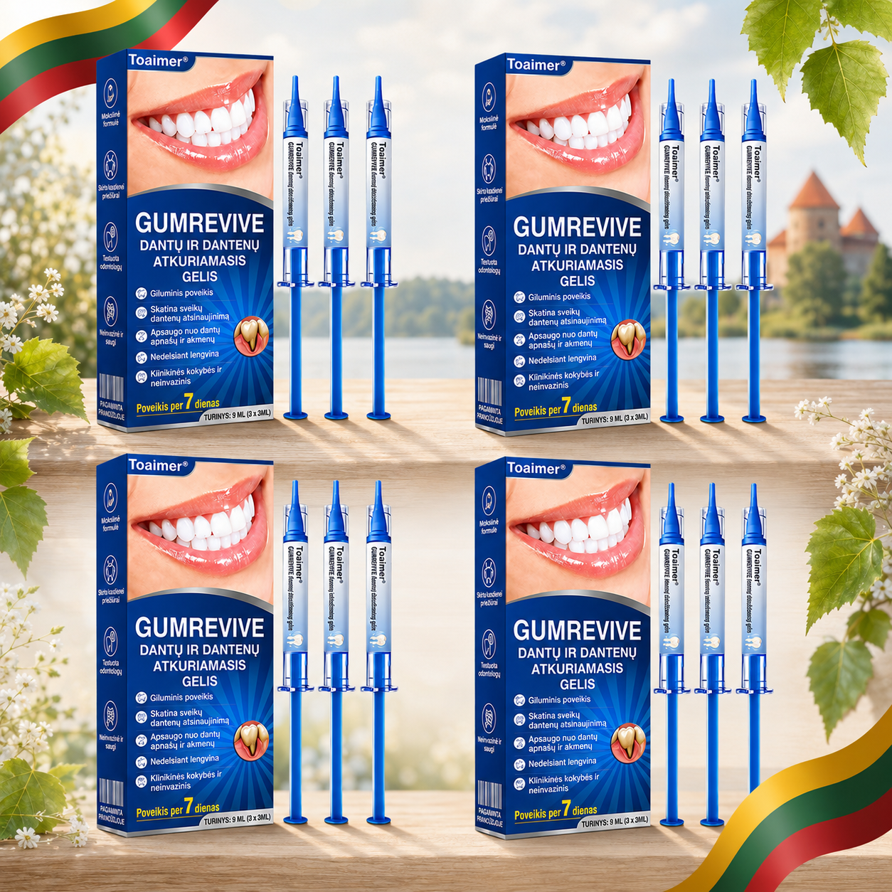 🇱🇹🦷2️⃣ Trilumia® GumRevive – pažangus gelis dantenų ir periodonto priežiūrai