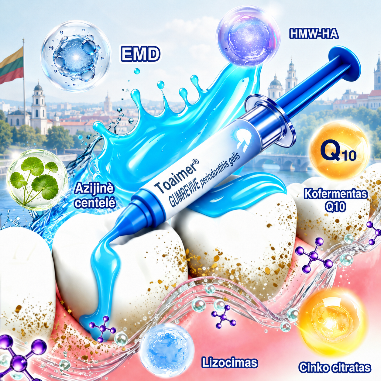 🇱🇹🦷2️⃣ Trilumia® GumRevive – pažangus gelis dantenų ir periodonto priežiūrai